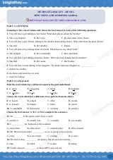Đề thi giữa kì 1 Tiếng Anh 10 Friends Global - Đề số 6